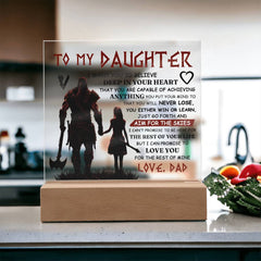 To My Daughter Skies – Acrylic Square